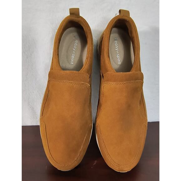 Easy Spirit Setrippe Shoes Women's Size 8M Brown Suede Leather Slip On Comfort - Picture 5 of 14